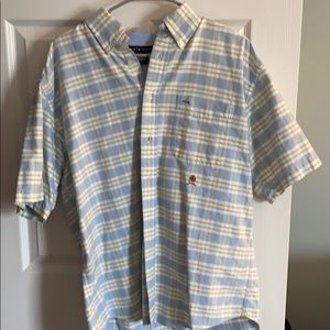 Tommy Hilfiger Plaid Short Sleeve Button Up